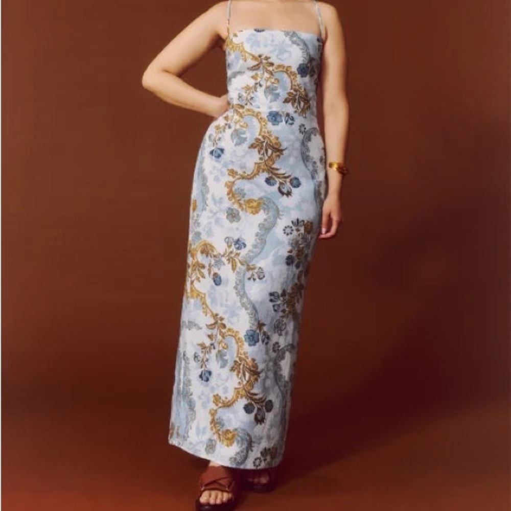 Reformation Frankie Dress in Reign Print